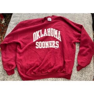 Oklahoma‎ Sooners Hanes Comfortblend Sweatshirt Adult XXL Maroon College